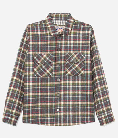 La sur-chemise «Émile» laine à carreaux