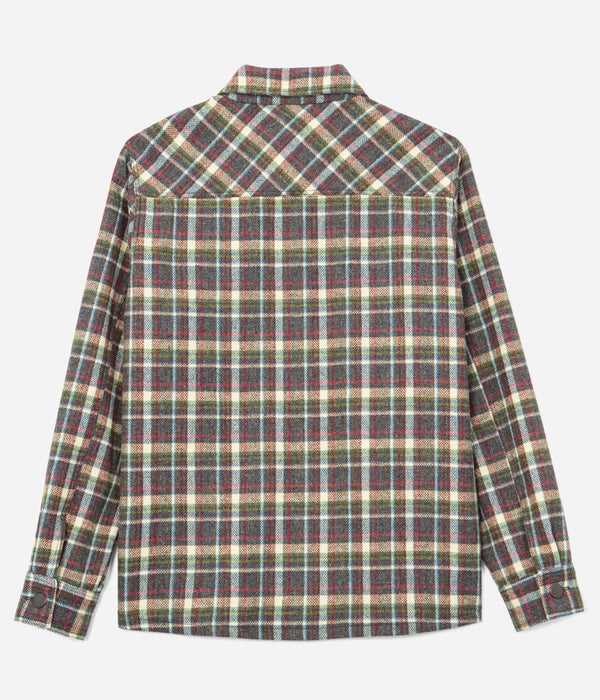 Tonton et Fils - La sur-chemise homme «Émile» laine à carreaux - Fabriquée en France - Vue de dos