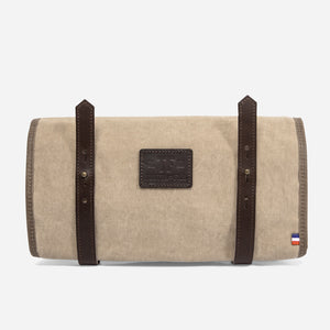 Tonton et Fils - La trousse à outils « Roll up » Canvas stonewashed beige fabriquée en France - Vue générale
