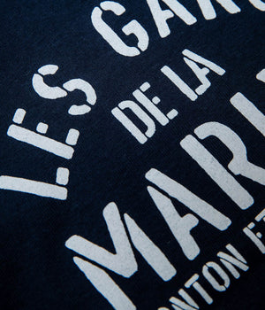 Tonton et Fils - Le tee-shirt "Les Gars de la Marine" - Fabriqué en France - Zoom sur le logo