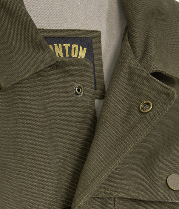 La veste «Achille» canvas olive
