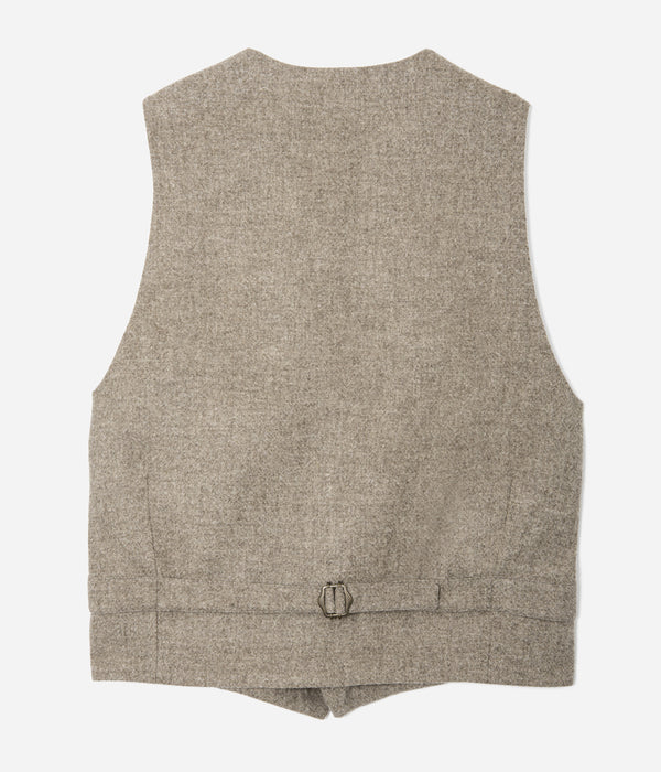 Tonton et Fils - Le veston homme «Auguste» laine naturelle écrue - Fabriqué en France - Vue de dos